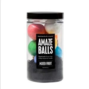 New Amazeballs Mixed Fruit Bath Bomb Jar